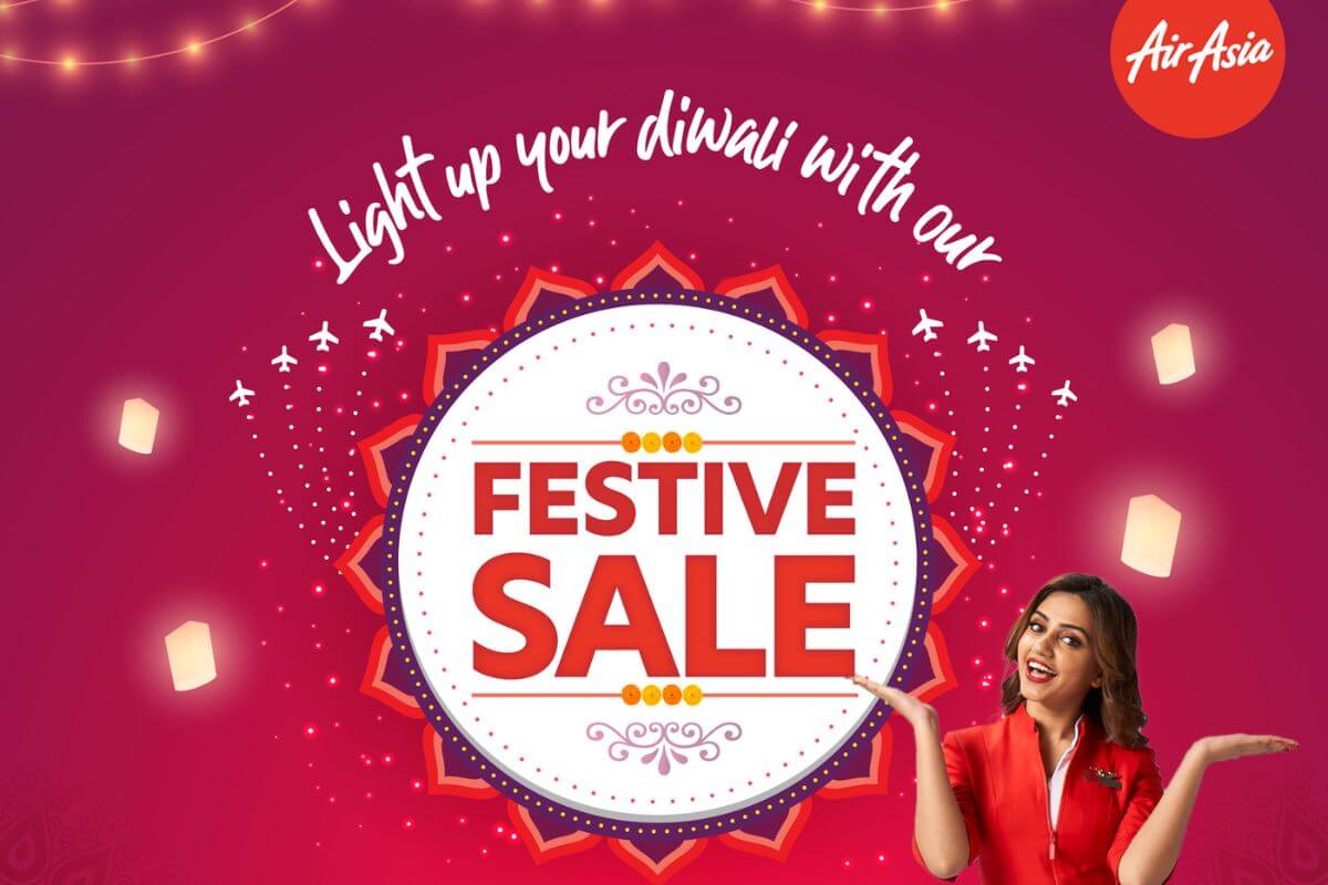 AirAsia India Launches Diwali Sale With Fares Starting at Rs 1299
