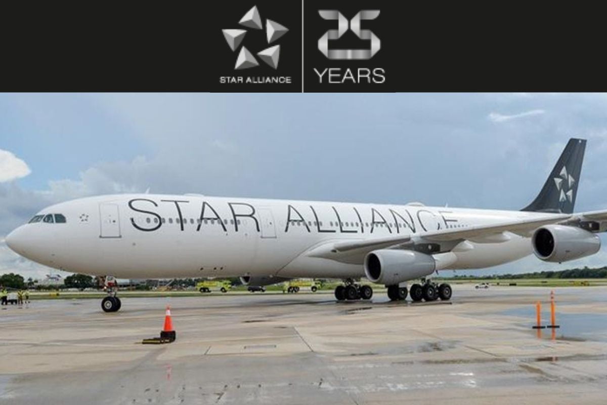 Airbus A340 in Star Livery