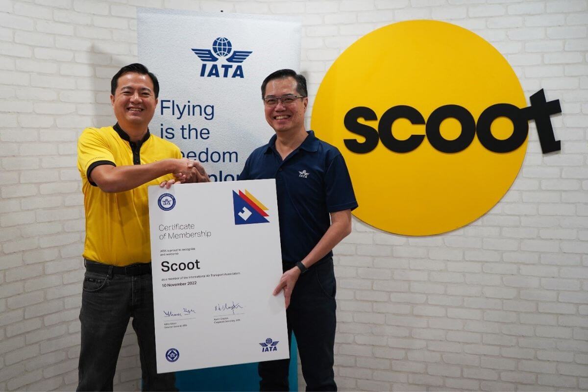 Scoot Joins International Air Transport Association